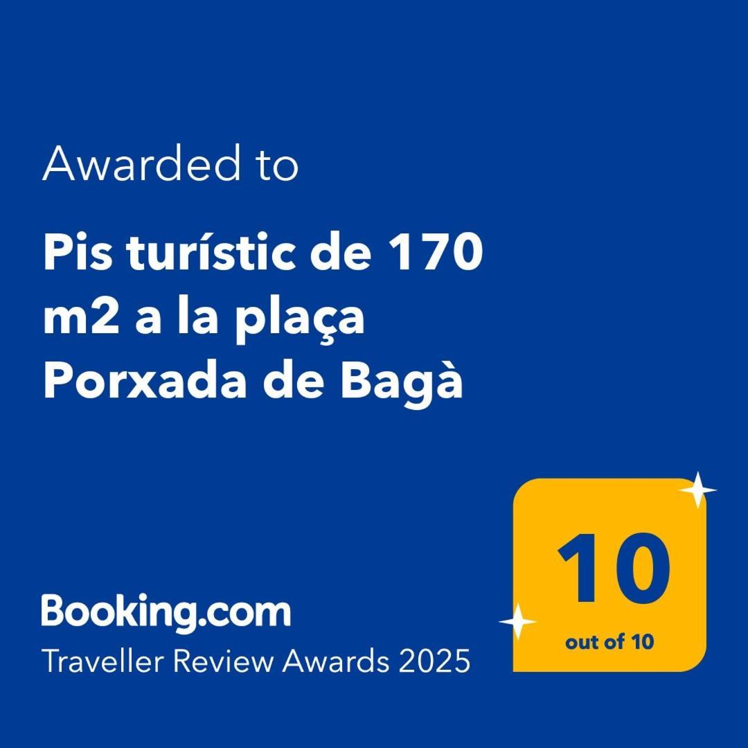 Pis Turistic De 170 M2 A La Placa Porxada De Bagá Extérieur photo